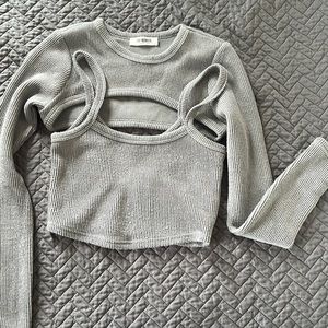 4TH + Reckless Gray 2-Piece Top